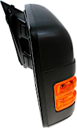 Passenger Side Towing Mirror, Power Adjust, Heated, Power Folding, Textured Black, In-housing Signal Light, With Memory, No Puddle Light, No Auto-Dim, With Blind Spot Glass