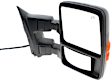 Passenger Side Towing Mirror, Power Adjust, Heated, Power Folding, With 1 Chrome and 1 Paintable Cap, In-housing Signal Light, No Memory, No Puddle Light, No Auto-Dim, With Blind Spot Glass