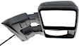 Passenger Side Towing Mirror, Power Adjust, Heated, Power Folding, With 1 Chrome and 1 Paintable Cap, In-housing Signal Light, No Memory, No Puddle Light, No Auto-Dim, With Blind Spot Glass