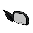 Passenger Side Mirror, Manual Adjust, Non-Heated, Manual Folding, Textured Black, No Signal Light, No Memory, No Puddle Light, No Auto-Dim, No Blind Spot Feature