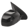 Passenger Side Mirror, Power Adjust, Heated, Manual Folding, Paintable, No Signal Light, No Memory, No Puddle Light, No Auto-Dim, With Blind Spot Glass
