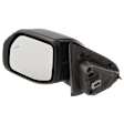Driver Side Mirror, Power Adjust, Heated, Manual Folding, Paintable, No Signal Light, No Memory, No Puddle Light, No Auto-Dim, With Blind Spot Detection in Glass
