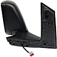 Driver Side Towing Mirror, Power Adjust, Manual Folding, Heated, Textured Black, No Signal Light, No Memory, No Puddle Light, No Auto-Dimming, With Blind Spot Glass