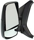 Driver Side Mirror, Power Adjust, Non-Heated, Manual Folding, Textured Black, No Signal Light, No Memory, No Puddle Light, No Auto-Dim, No Blind Spot Feature