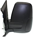 Driver Side Mirror, Power Adjust, Non-Heated, Manual Folding, Textured Black, No Signal Light, No Memory, No Puddle Light, No Auto-Dim, No Blind Spot Feature