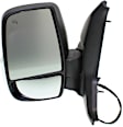 Driver Side Mirror, Power Adjust, Heated, Manual Folding, Textured Black, In-housing Signal Light, No Memory, No Puddle Light, No Auto-Dim, No Blind Spot Feature
