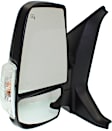 Driver Side Mirror, Power Adjust, Heated, Manual Folding, Textured Black, In-housing Signal Light, No Memory, No Puddle Light, No Auto-Dim, No Blind Spot Feature
