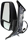 Driver Side Mirror, Power Adjust, Heated, Manual Folding, Textured Black, In-housing Signal Light, No Memory, No Puddle Light, No Auto-Dim, No Blind Spot Feature