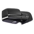 Passenger Side Mirror, Power Adjust, Heated, Manual Folding, Textured Black, In-housing Signal Light, No Memory, With Puddle Light, No Auto-Dimming, With Blind Spot Detection in Glass, Raptor Model