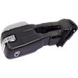 Passenger Side Towing Mirror, Power Adjust, Heated, Power Folding, Chrome, In-housing Signal Light, With Memory, With Puddle Light, No Auto-Dim, With Blind Spot Detection in Glass