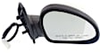 Passenger Side Mirror, Power Adjust, Non-Folding, Non-Heated, Textured Black, No Signal Light, No Memory, No Puddle Light, No Auto-Dimming, No Blind Spot Feature