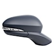 Passenger Side Mirror, Power Adjust, Heated, Power Folding, Gray, In-housing Signal Light, With Memory, With Puddle Light, No Auto-Dim, With Blind Spot Detection in Glass