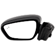 Driver Side Mirror, Power Adjust, Heated, Manual Folding, Paintable, No Signal Light, No Memory, No Puddle Light, No Auto-Dim, With Blind Spot Detection in Glass