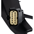 Driver Side Mirror, Power Adjust, Heated, Power Folding, Textured Black, Standard Passenger Van