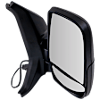 Passenger Side Mirror, Power Adjust, Non-Heated, Manual Folding, Textured Black