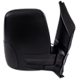 Passenger Side Mirror, Power Adjust, Non-Heated, Manual Folding, Textured Black