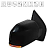 Passenger Side Mirror, Power Adjust, Heated, Power Folding, Paintable, In-housing Signal Light, With Memory, With Puddle Light, No Auto-Dim, With Blind Spot Detection in Glass
