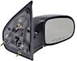 Passenger Side Mirror, Manual Adjust, Manual Folding, Non-Heated, Paintable, No Signal Light, No Memory, No Puddle Light, No Auto-Dimming, No Blind Spot Feature