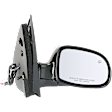 Passenger Side Mirror, Power Adjust, Manual Folding, Heated, Paintable, No Signal Light, No Memory, No Puddle Light, No Auto-Dimming, No Blind Spot Feature
