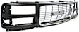 Grille Assembly, Painted Black Shell with Painted Gray Insert