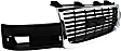 Grille Assembly, Chrome Shell with Painted Black Insert