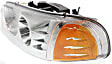 Driver Side Headlight, with Bulb, Halogen, Clear Lens, CAPA Certified