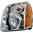Driver Side Headlight, with Bulb, Halogen, Clear Lens, CAPA Certified