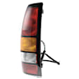 Driver Side Tail Light, with Bulb, Halogen, Amber, Clear and Red Lens, Fleetside, Old Body Style, CAPA CERTIFIED