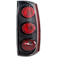 Passenger Side Tail Light, with Bulb, Halogen, Clear Lens, Denali Model, CAPA CERTIFIED