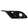 Front, Driver Side, Outer Fog Light Trim, Primed, Except SRT/Pursuit Models, CAPA CERTIFIED