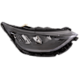 Passenger Side LED Headlight, With bulb(s), Clear Lens
