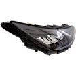 Passenger Side LED Headlight, With bulb(s), Clear Lens