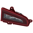Driver Side, Inner Halogen Tail Light, With bulb(s), Clear & Red Lens