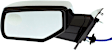 Driver Side Mirror, Power Adjust, Manual Folding, Heated, Chrome, No Signal Light, No Memory, No Puddle Light, No Auto-Dimming, With Blind Spot Glass