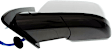 Driver Side Mirror, Power Adjust, Manual Folding, Heated, Chrome, No Signal Light, No Memory, No Puddle Light, No Auto-Dimming, With Blind Spot Glass