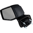 Driver Side Mirror, Power Adjust, Manual Folding, Heated, Paintable, No Signal Light, No Memory, No Puddle Light, No Auto-Dimming, No Blind Spot Feature