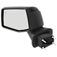 Driver Side Mirror, Power Adjust, Heated, Manual Folding, Paintable, In-housing Signal Light, No Memory, No Puddle Light, No Auto-Dim, With Blind Spot Detection in Glass