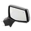 Passenger Side Mirror, Power Adjust, Power Folding, Heated, Paintable, In-Housing Signal Light, With Memory, With Puddle Light, No Auto-Dimming, With Blind Spot Detection in Glass