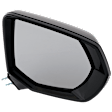 Passenger Side Mirror, Power Adjust, Heated, Manual Folding, Paintable, No Signal Light, No Memory, No Puddle Light, No Auto-Dim, No Blind Spot Feature