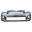 Front Primed Bumper Cover, Base Model, CAPA CERTIFIED