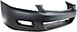 Coupe Front Primed Bumper Cover, CAPA Certified, CAPA CERTIFIED