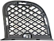 Front, Driver Side, Outer Bumper Grille, Textured Black