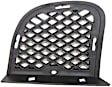 Front, Driver Side, Outer Bumper Grille, Textured Black