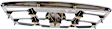 Grille Assembly, Chrome Shell with Painted Black Insert