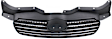 Grille Assembly, Chrome Shell with Painted Black Insert, GLS Model, 4 Cyl., 1.6L Engine, CAPA CERTIFIED
