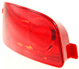 Rear, Driver Side Bumper Reflector,, CAPA Certified