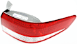 Passenger Side, Outer Halogen Tail Light, Without bulb(s), OE Replacement, CAPA Certified