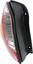 Driver Side Tail Light, with Bulb, Halogen, Amber, Clear and Red Lens, CAPA CERTIFIED