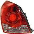 Driver Side Tail Light, With bulb(s), Halogen, Clear and Red Lens