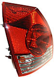 Driver Side Tail Light, With bulb(s), Halogen, Clear and Red Lens